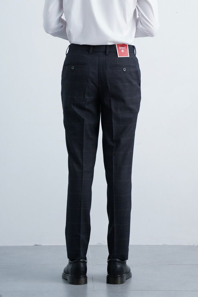 Quần Âu Nam Caro Ghi Đậm GENEROS LD021  020123208MF