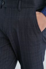 Quần Âu Nam Caro Đen GENEROS LD024 020123208MF