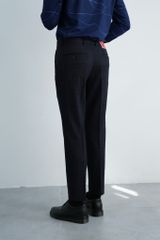 Quần Âu Nam Caro Đen GENEROS LD024 020123208MF