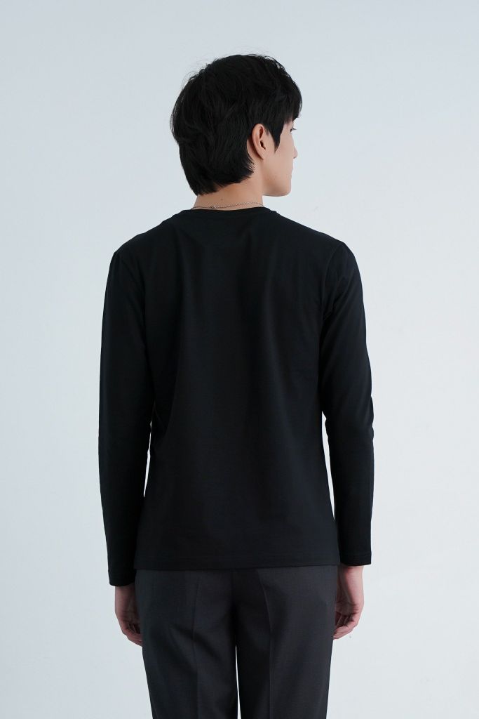 Áo Thun Dài Tay GENEROS Đen MF010122001