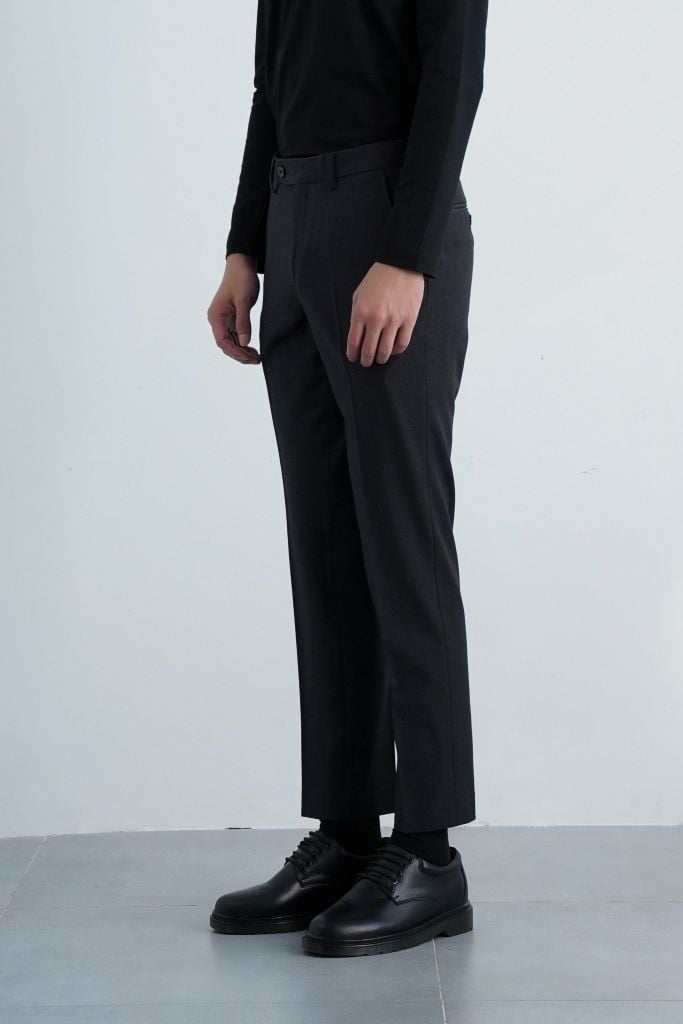 Quần Âu Nam GENEROS Đen Xước #2 020123148MF