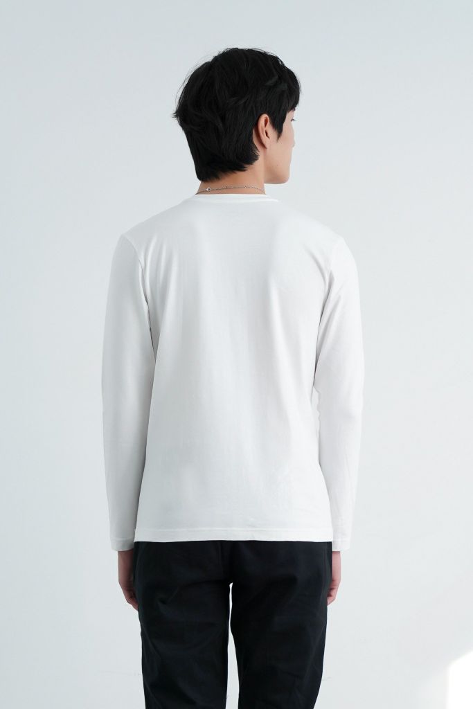 Áo Thun Dài Tay GENEROS Trắng MF010122001
