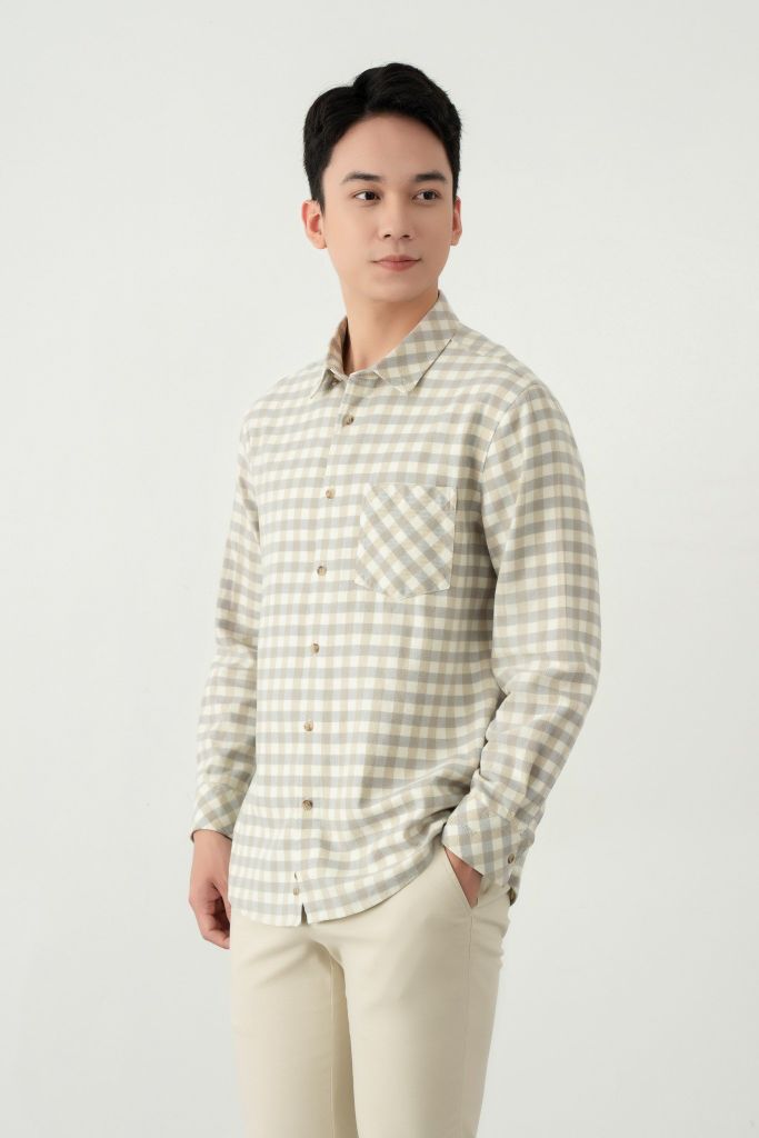 Áo Sơ Mi Dài Tay Regular  GENEROS 010123404MF #1