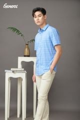 Áo Sơ Mi Nam Cộc Tay Slimfit GENEROS AK366  010123105MF