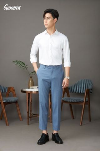 Áo Sơ Mi Nam Dài Tay Slimfit GENEROS AT055  010123104MF