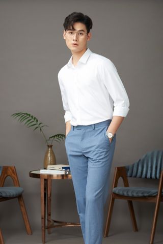 Quần Âu Nam Ghi Xanh GENEROS LD007  020123148MF