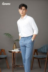 Áo Sơ Mi Nam Dài Tay Slimfit GENEROS AT055  010123104MF