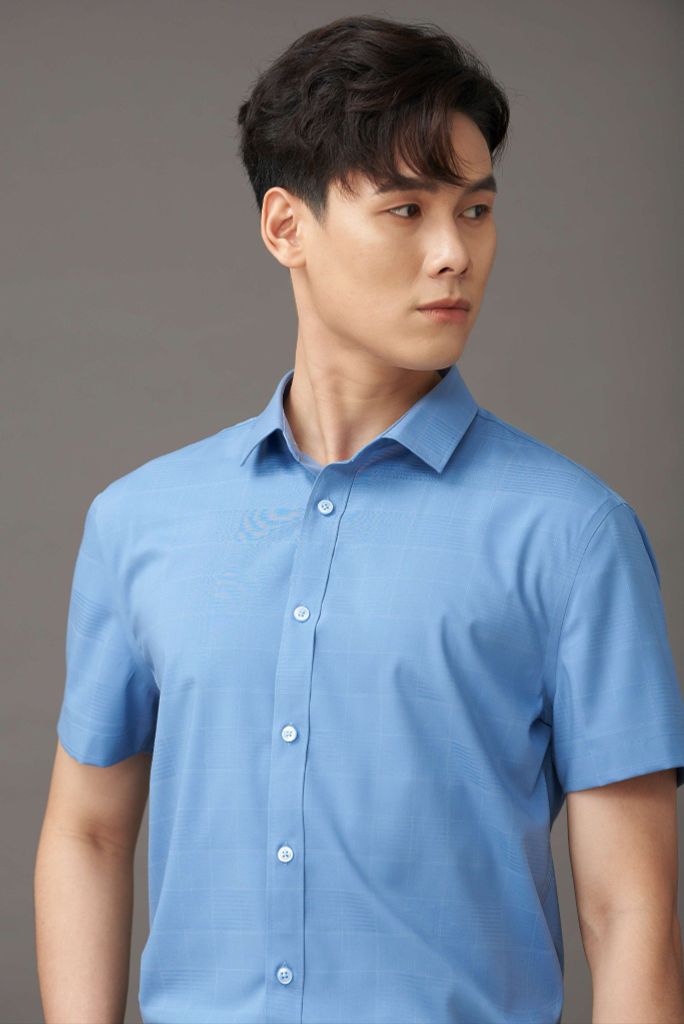 Áo Sơ Mi Nam Cộc Tay Slimfit GENEROS AK372  010123193MF