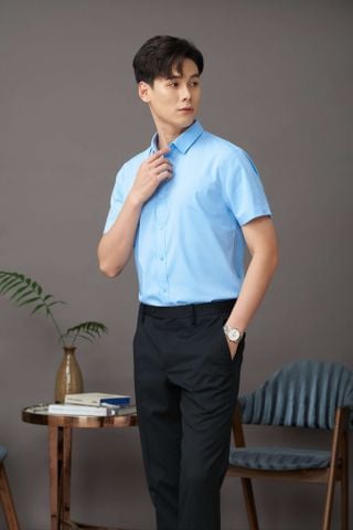 Áo Sơ Mi Nam Cộc Tay Slimfit GENEROS AK371  010123193MF