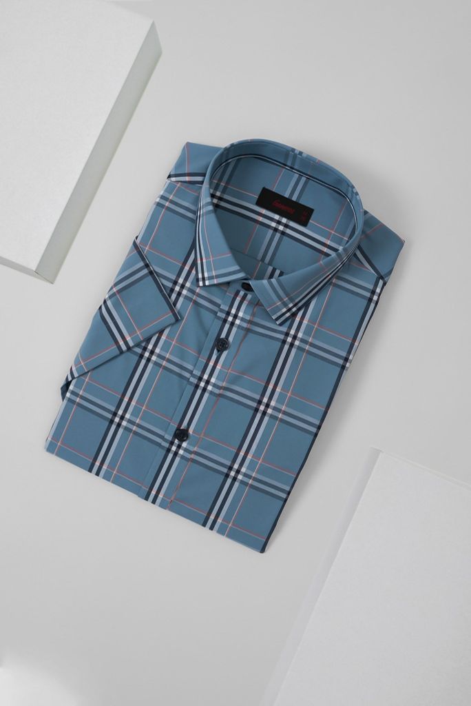 Áo Sơ Mi Nam Cộc Tay Slimfit GENEROS AK415  010123217MF