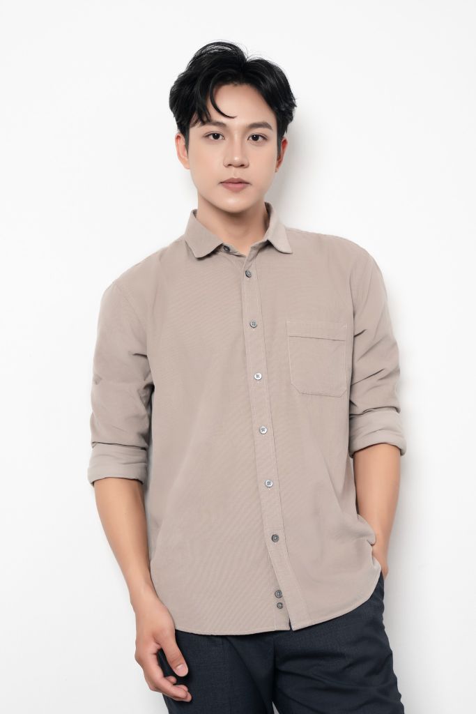 Áo Sơ Mi Nhung Dài Tay Regular GENEROS 010124187MF
