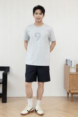 Áo Phông Nam RegularFit GENEROS MF010125001 TS25 #Ghi