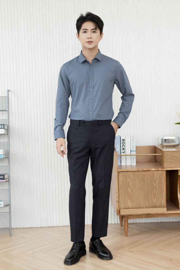 Áo Sơ Mi Dài Tay Slimfit GENEROS 010124302MF AM166