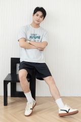 Áo Phông Nam RegularFit GENEROS MF010125001 TS27 #Ghi