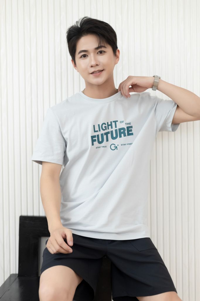 Áo Phông Nam RegularFit GENEROS MF010125001 TS27 #Ghi