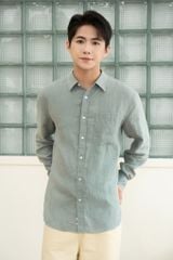 Áo Sơ Mi Nam Dài Tay Casual GENEROS 010125121MFC #2 Xanh Rêu