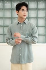 Áo Sơ Mi Nam Dài Tay Casual GENEROS 010125121MFC #2 Xanh Rêu