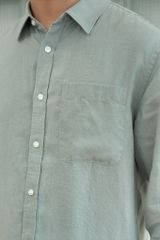 Áo Sơ Mi Nam Dài Tay Casual GENEROS 010125121MFC #2 Xanh Rêu