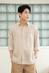 Áo Sơ Mi Nam Dài Tay Casual GENEROS 010125121MFC #3 Be
