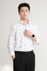 Áo Sơ Mi Dài Tay Slimfit GENEROS 010124182MF AH393