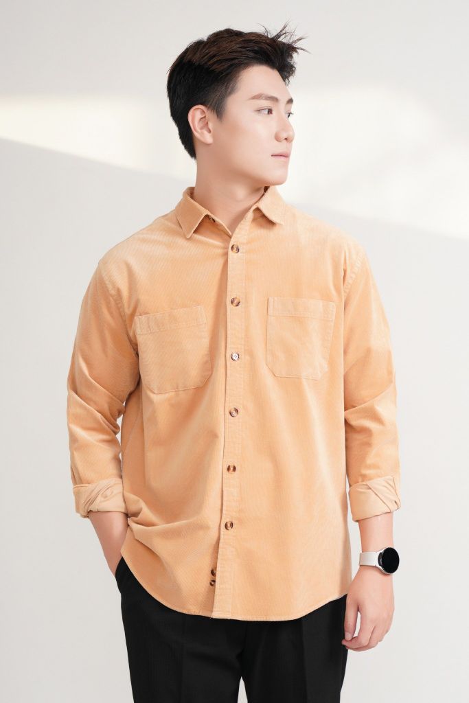 Áo Sơ Mi Nhung Dài Tay Regular GENEROS 010124246MF