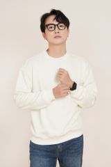 Áo Nỉ Dài Tay Generos MF010124018 Kem Trơn