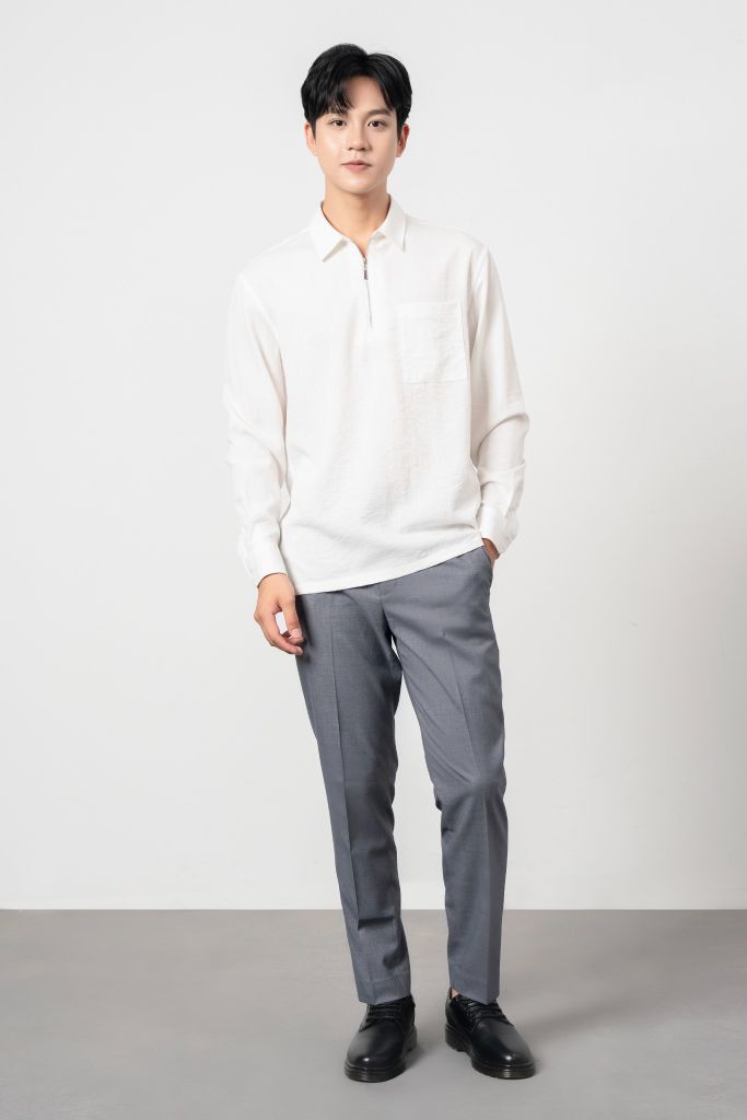 Áo Sơ Mi Nam Dài Tay Regular GENEROS 010124157MF AT079