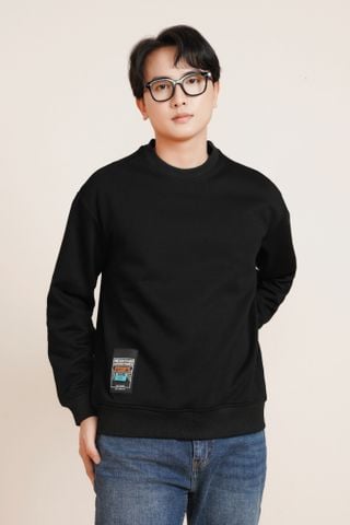 Áo Nỉ Dài Tay Generos MF010124018 S01-ĐEN
