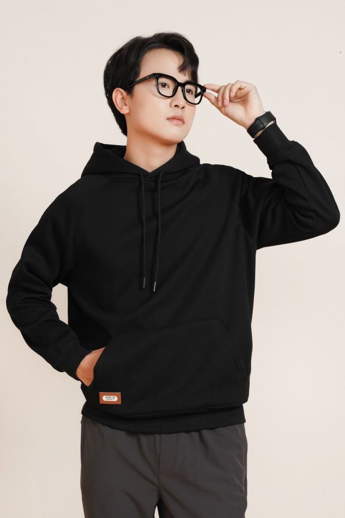 Áo Hoodie GENEROS MF010124017 Đen