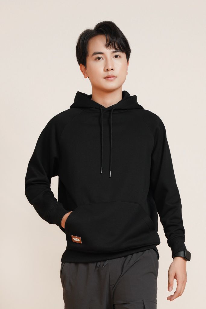 Áo Hoodie GENEROS MF010124017 Đen