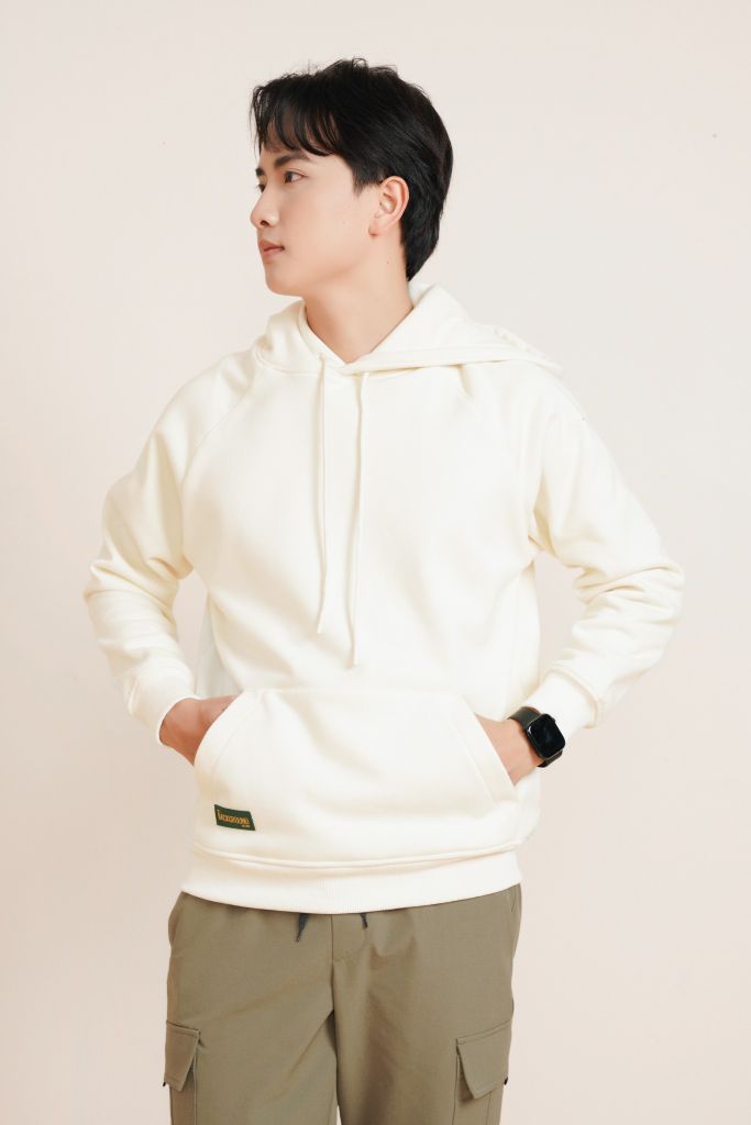 Áo Hoodie GENEROS MF010124017 Kem