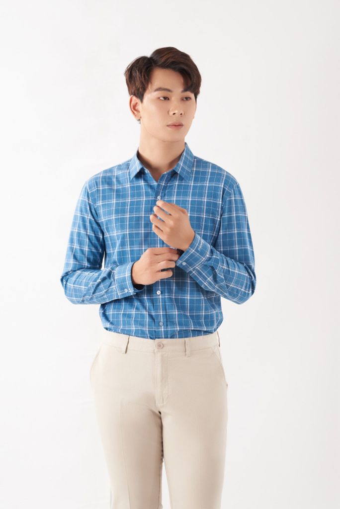 Áo Sơ Mi Nam Dài Tay Slimfit GENEROS AK307 010122422MF