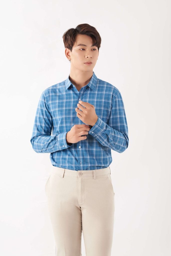 Áo Sơ Mi Nam Dài Tay Slimfit GENEROS AK307 010123051MF