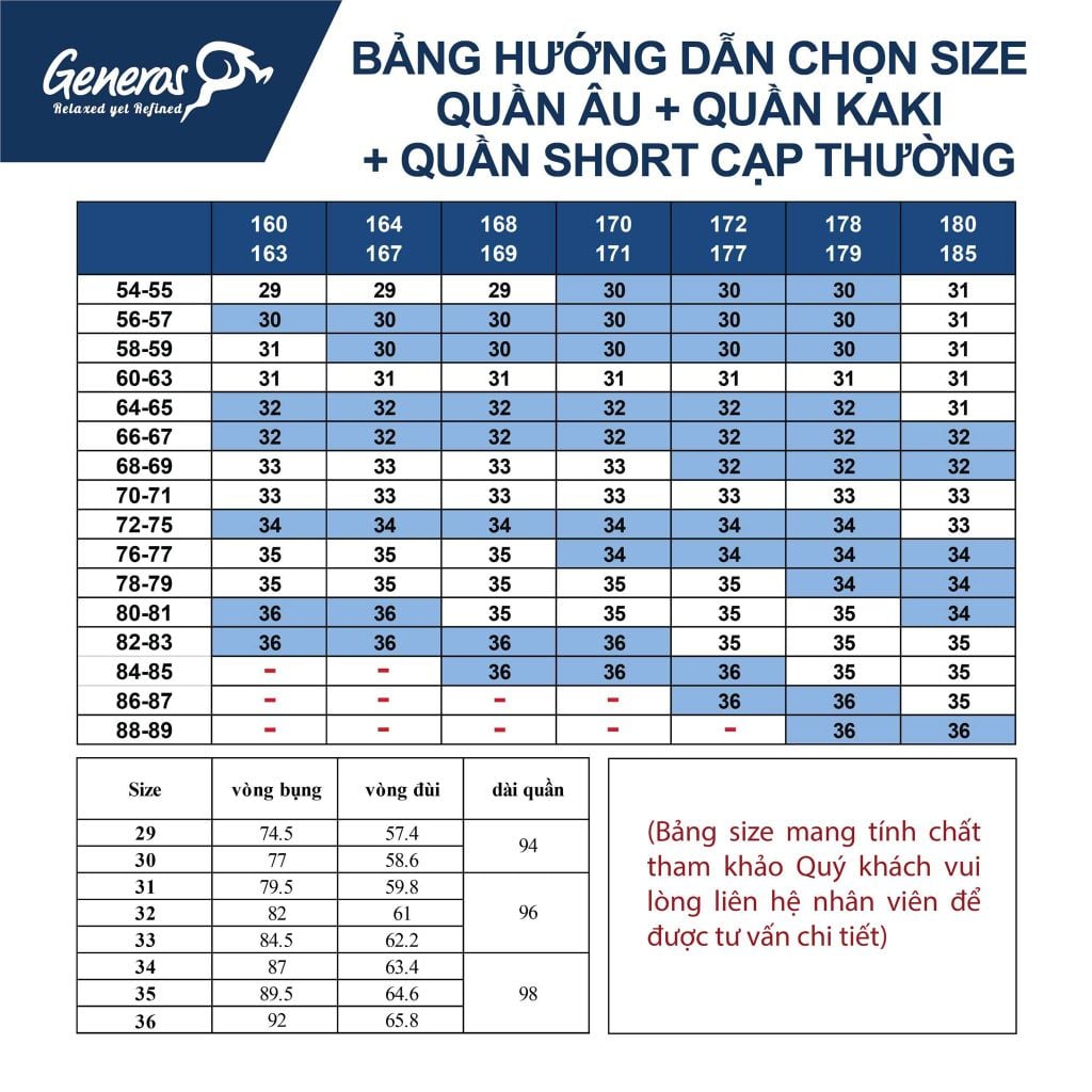 Quần Âu Nam Caro Đen GENEROS LD024 020123208MF