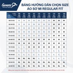 Áo Sơ Mi Nam Dài Tay Regular GENEROS 010124144MF