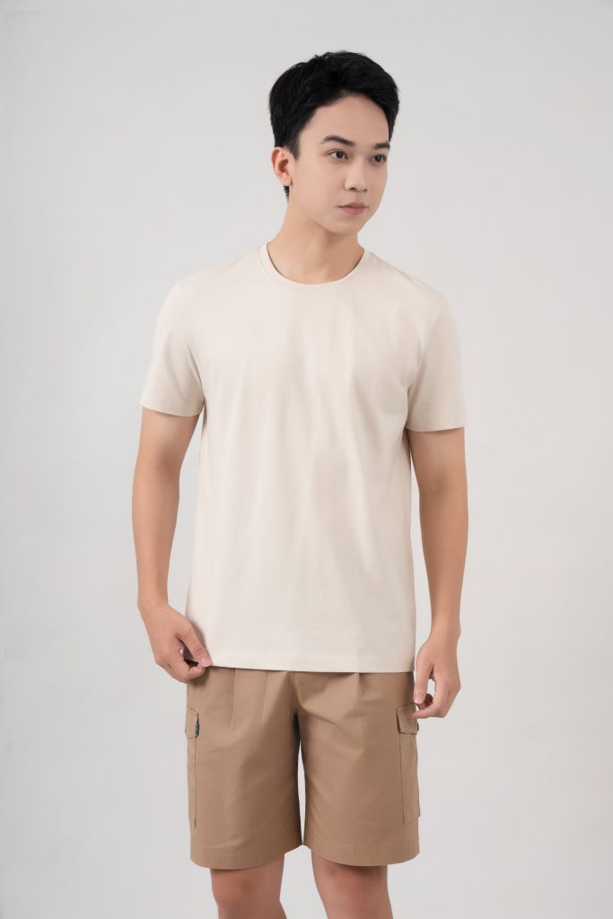 Áo Phông Nam GENEROS MF010124001 Trơn