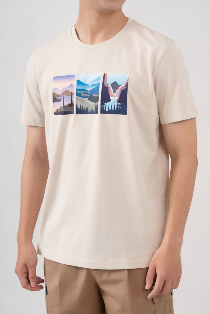 Áo Phông Nam Cotton GENEROS MF010124001 TS07