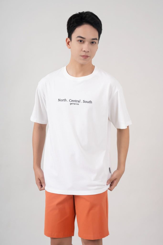 Áo Phông Nam Oversize GENEROS MF010124003ON TS11