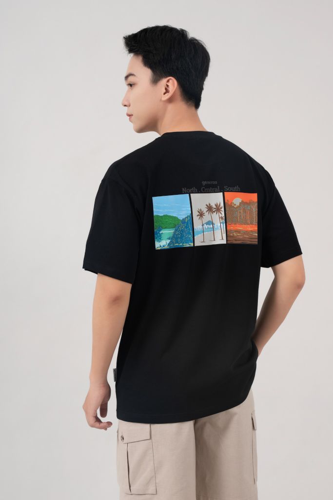 Áo Phông Nam Oversize GENEROS MF010124003ON TS11