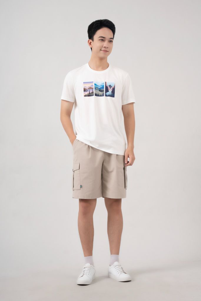 Áo Phông Nam Cotton GENEROS MF010124001 TS07