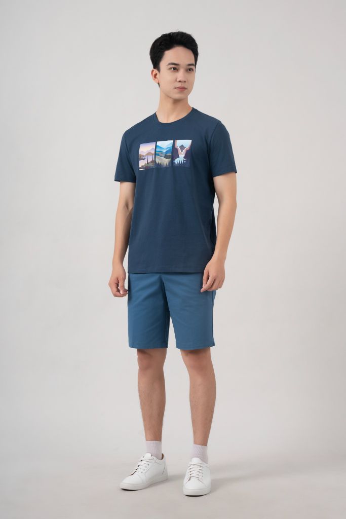 Áo Phông Nam Cotton GENEROS MF010124001 TS07