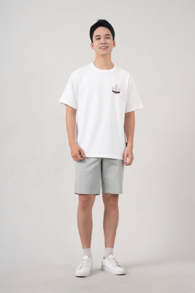 Áo Phông Nam Oversize GENEROS MF010124003ON TS10