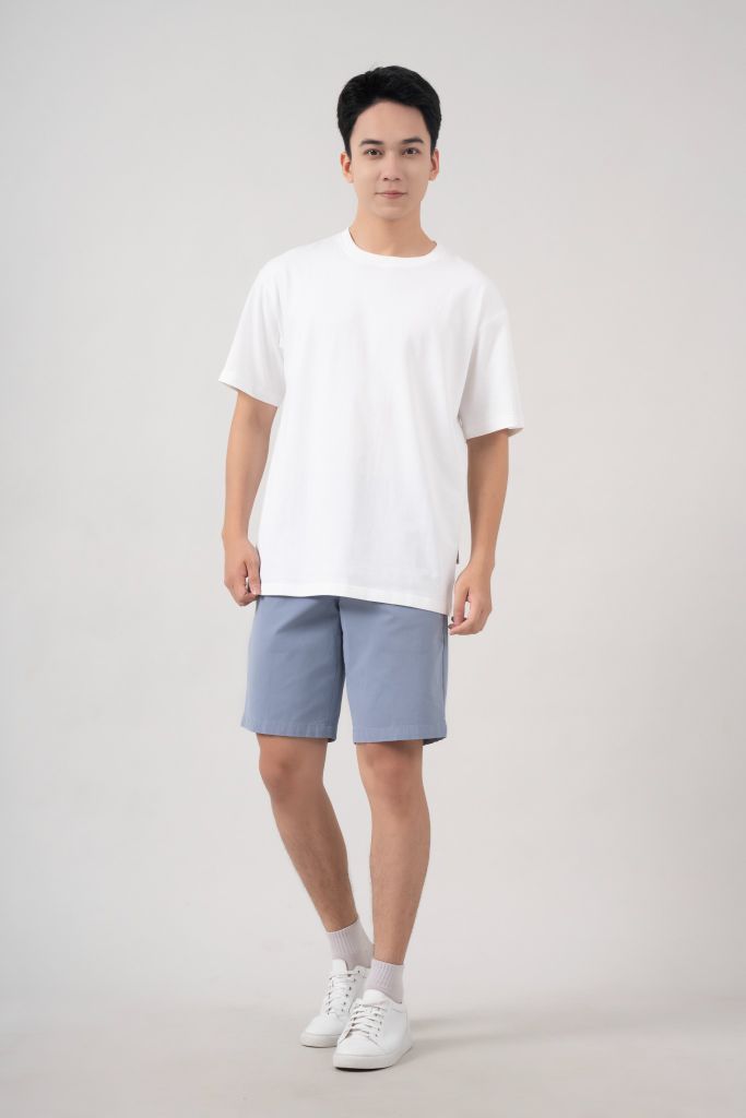 Áo Phông Nam Oversize GENEROS MF010124003ON Trơn