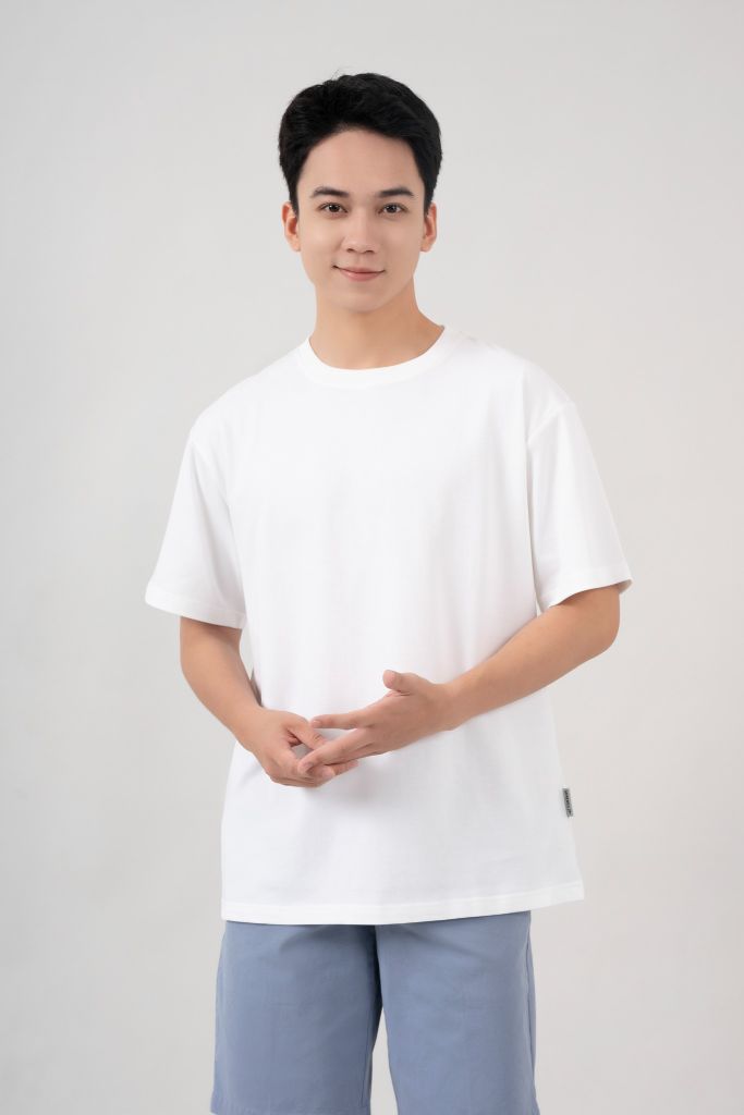 Áo Phông Nam Oversize GENEROS MF010124003ON Trơn