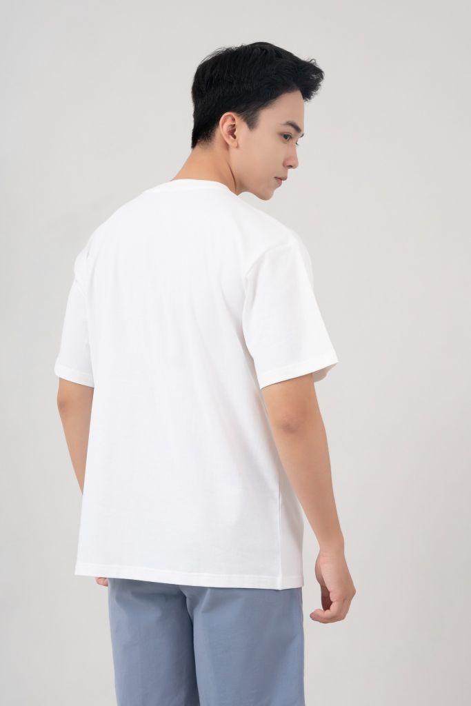 Áo Phông Nam Oversize GENEROS MF010124003ON Trơn