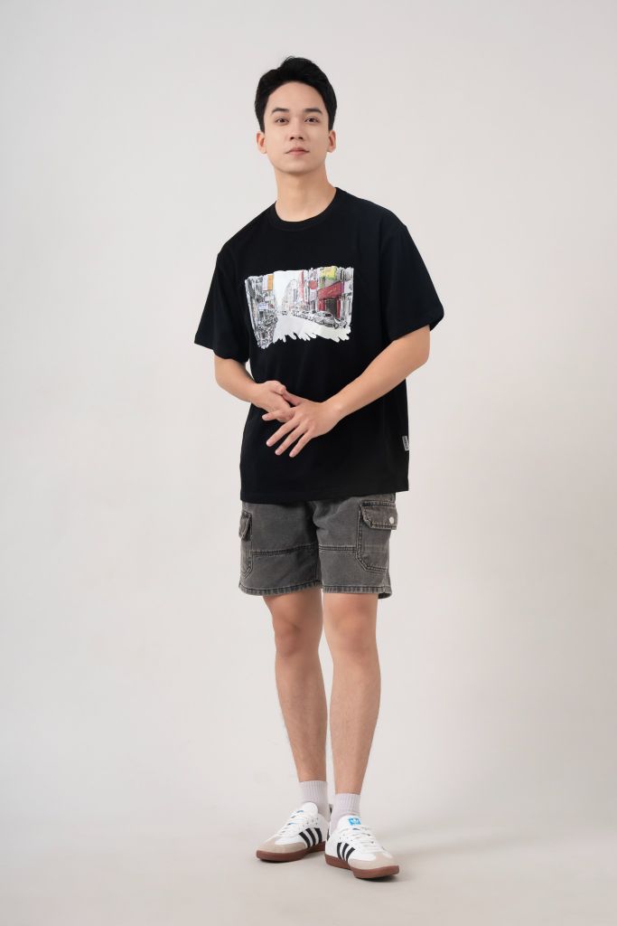 Áo Phông Nam Oversize GENEROS MF010124003ON TS12