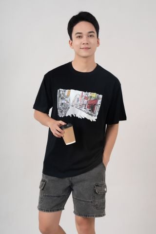 Áo Phông Nam Oversize GENEROS MF010124003ON TS12