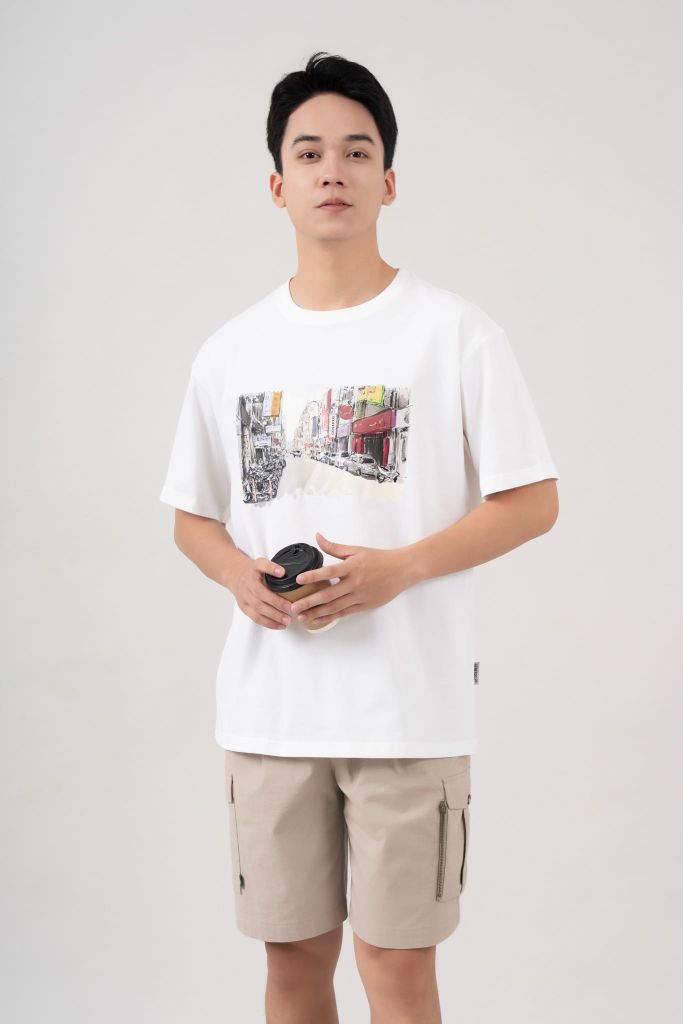 Áo Phông Nam Oversize GENEROS MF010124003ON TS12