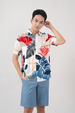 Áo Sơ Mi Lanh Nam Cộc Tay Regular GENEROS 010124035MF #2