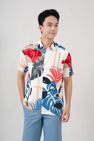 Áo Sơ Mi Lanh Nam Cộc Tay Regular GENEROS 010124035MF #2